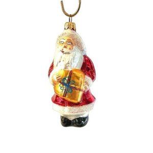 Retired Christopher Radko "Gifted Santa" Ornament, Signed in Good Condition